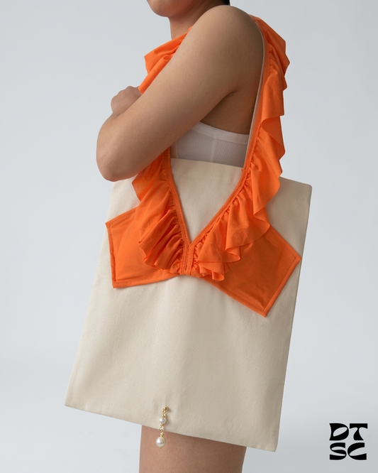 Orange Crush Bikini Tote Bag