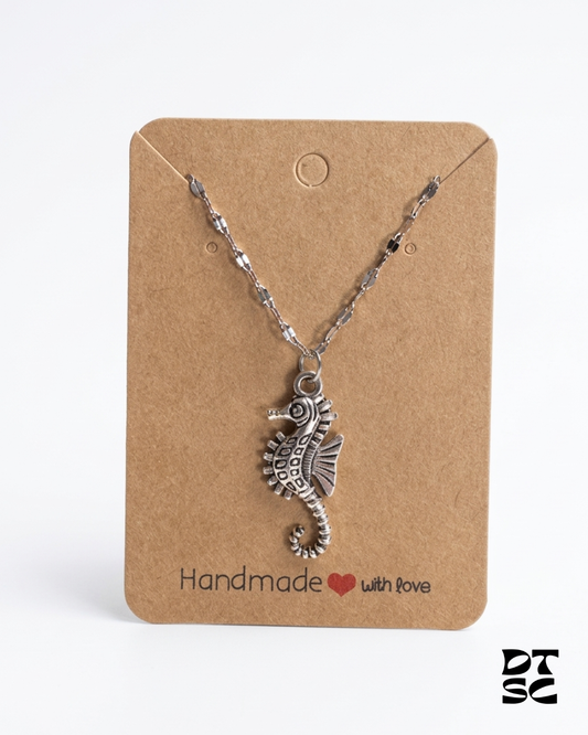 Silver Seahorse Necklace