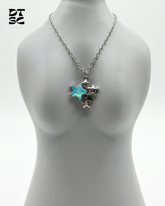 Blue Star Gem Necklace