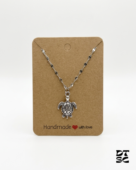 Silver Turtle Necklace