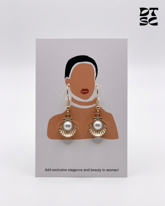 Pearl Seashell Earrings