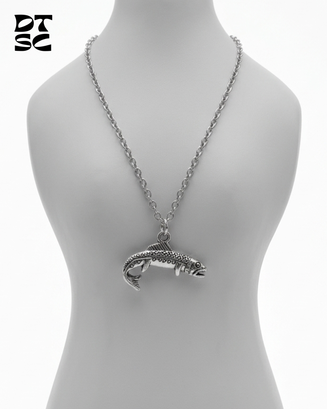 Silver Fish Necklace