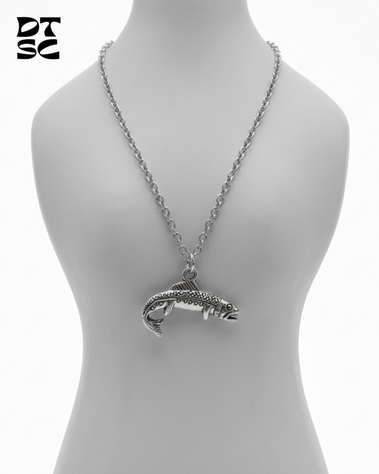 Silver Fish Necklace
