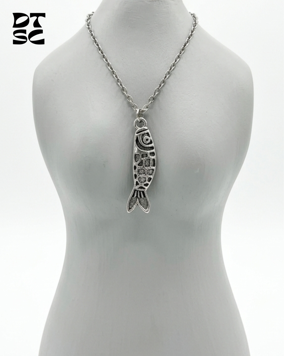 Silver Fish Necklace