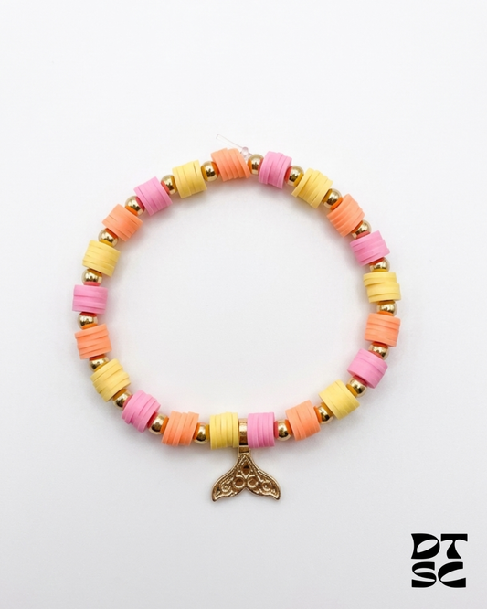 Beaded Dolphin Tail Bracelet